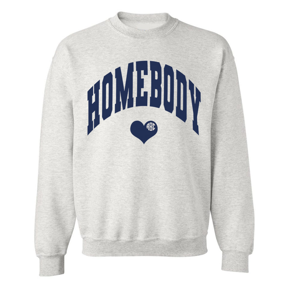 Monogrammed 'Homebody' Crewneck Sweatshirt - United Monograms