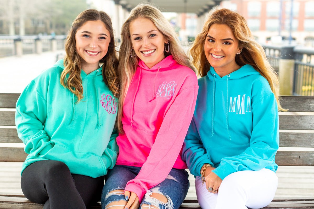 Monogrammed Hooded Sweatshirt - United Monograms