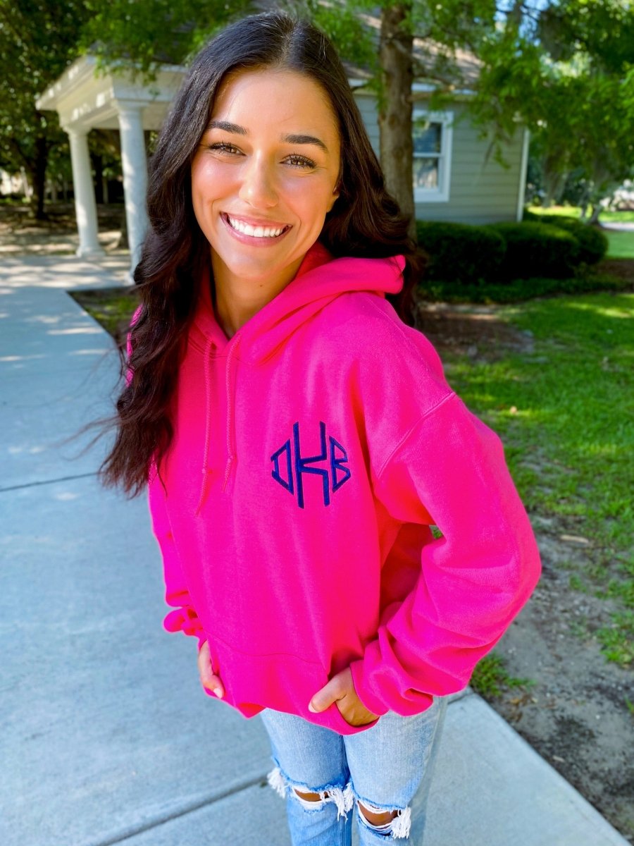 Monogrammed Hooded Sweatshirt - United Monograms