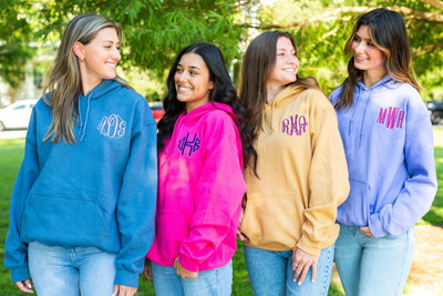 Monogrammed Hooded Sweatshirt - United Monograms