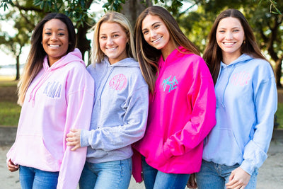 Monogrammed Hooded Sweatshirt - United Monograms