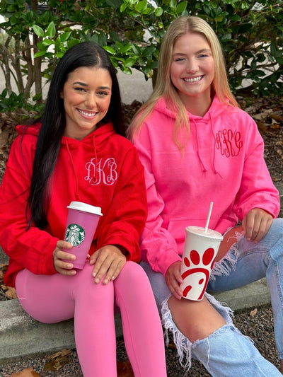 Monogrammed Hooded Sweatshirt - United Monograms