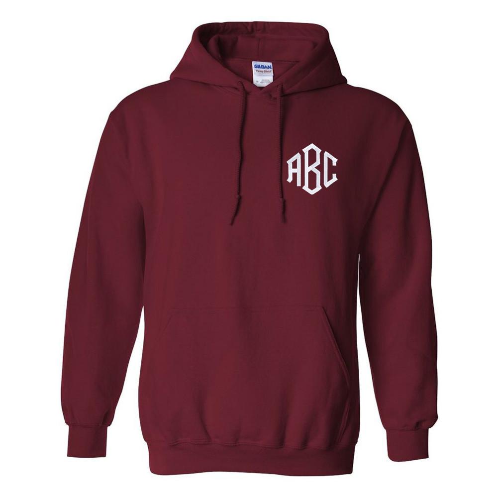 Monogrammed Hooded Sweatshirt - United Monograms