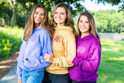 Monogrammed Hooded Sweatshirt - United Monograms