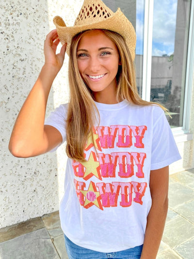 Monogrammed 'Howdy' T-Shirt - United Monograms