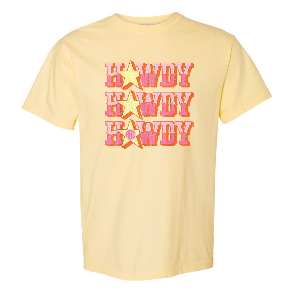 Monogrammed 'Howdy' T-Shirt - United Monograms