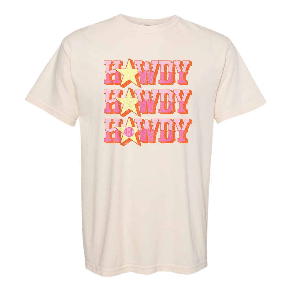 Monogrammed 'Howdy' T-Shirt - United Monograms