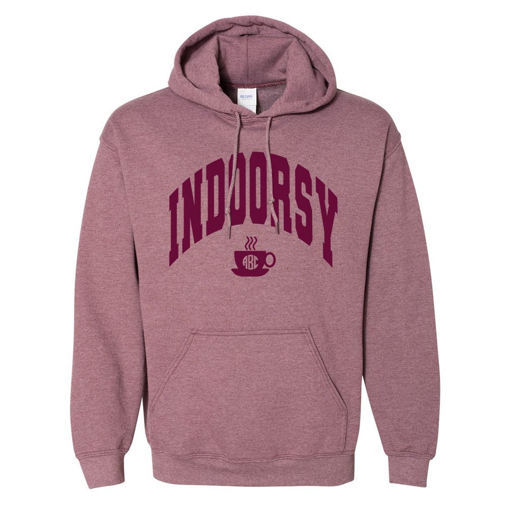 Monogrammed 'Indoorsy' Hoodie - United Monograms