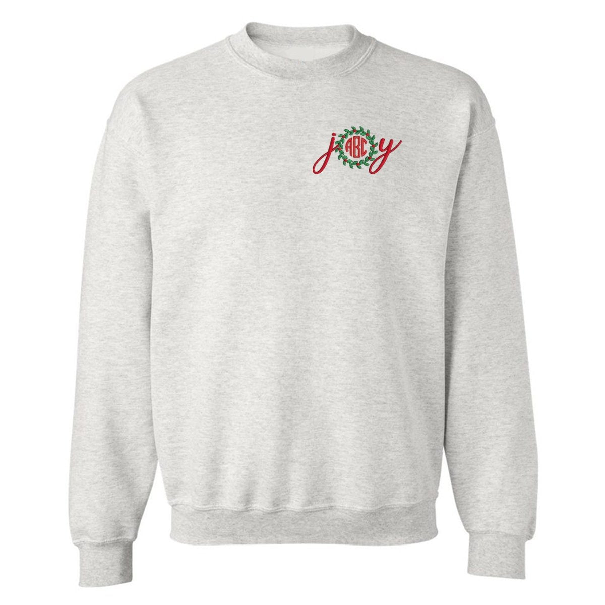 Monogrammed 'Joy' Crewneck Sweatshirt - United Monograms