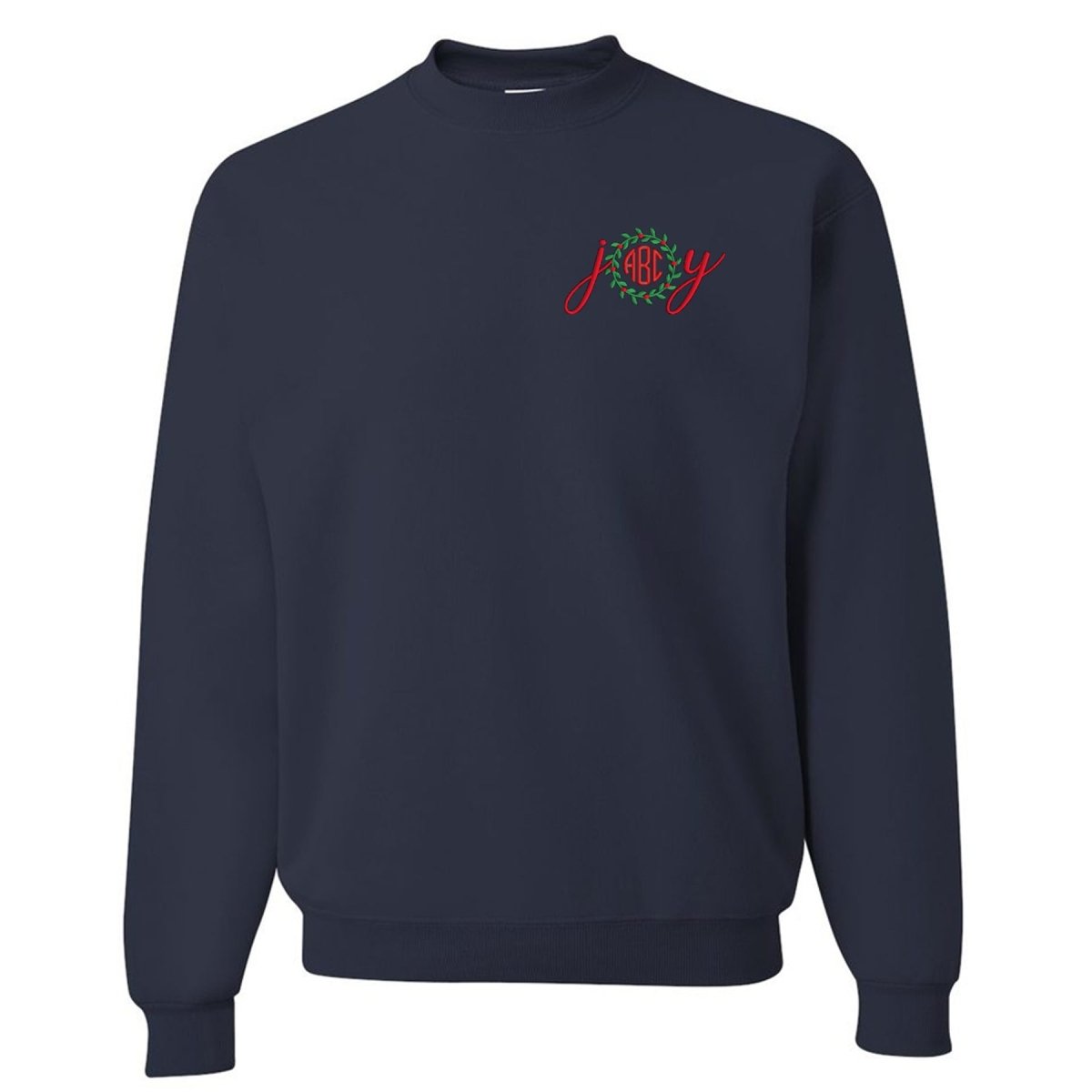 Monogrammed 'Joy' Crewneck Sweatshirt - United Monograms