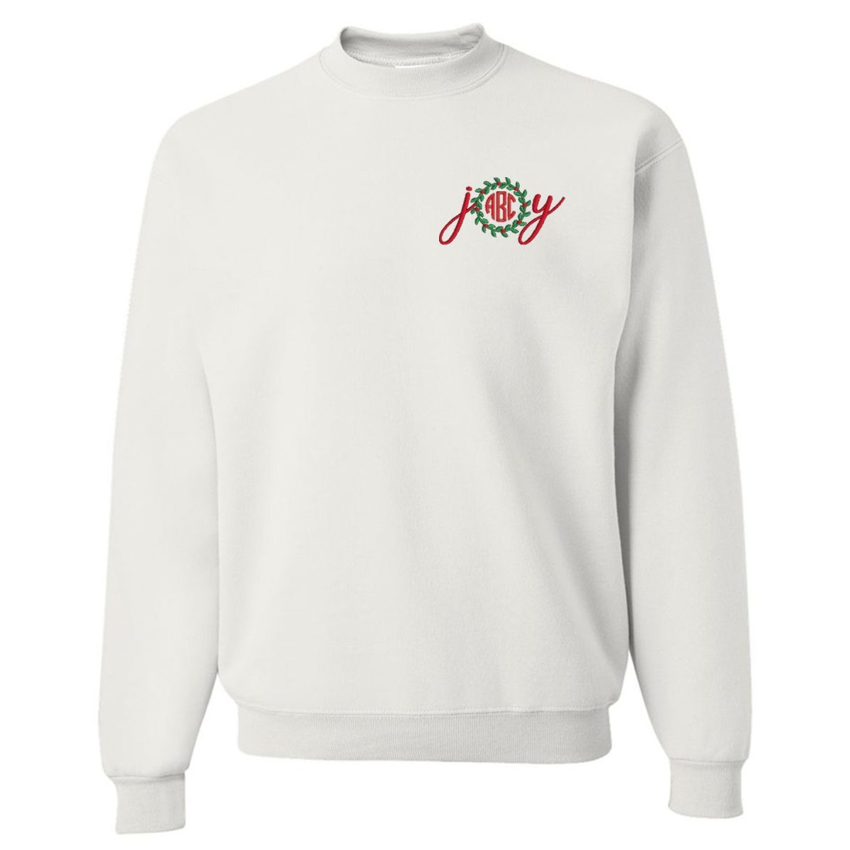 Monogrammed 'Joy' Crewneck Sweatshirt - United Monograms