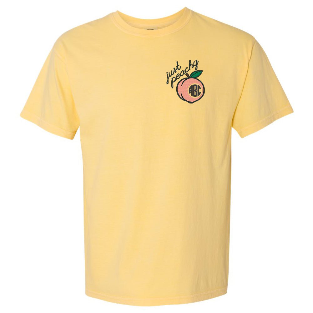 Monogrammed Just Peachy T-Shirt - United Monograms