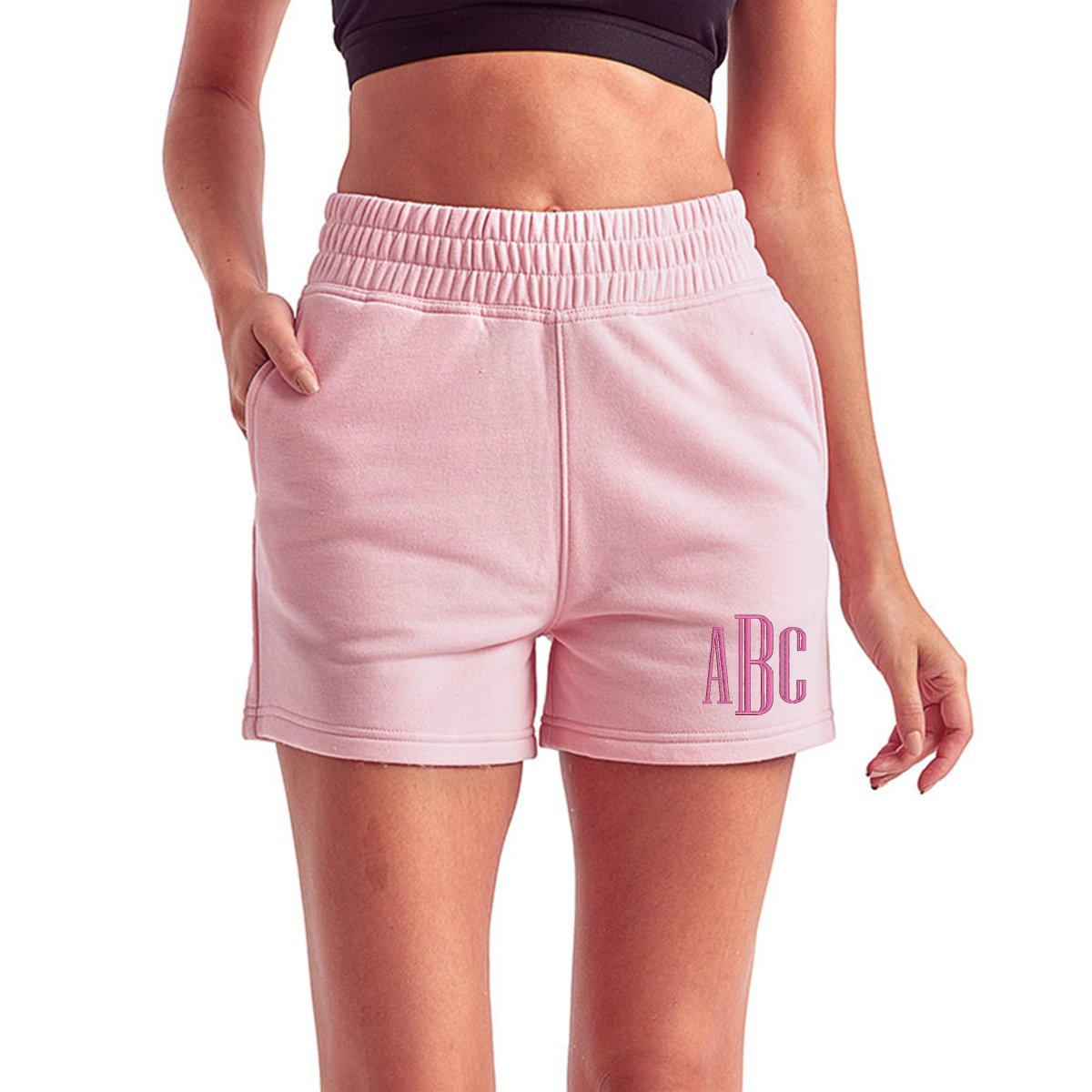 Monogrammed Ladies Lounge Shorts - United Monograms