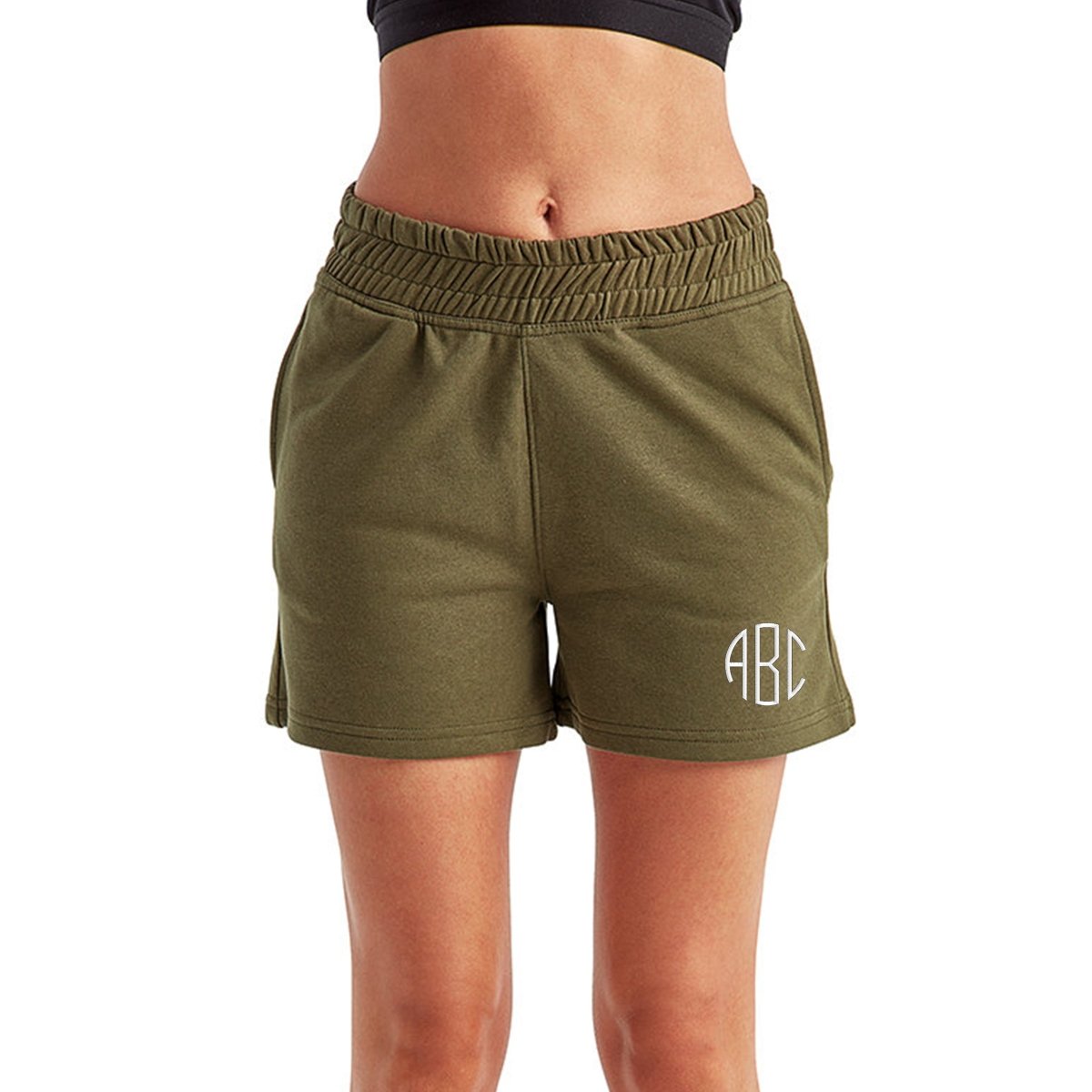 Monogrammed Ladies Lounge Shorts - United Monograms