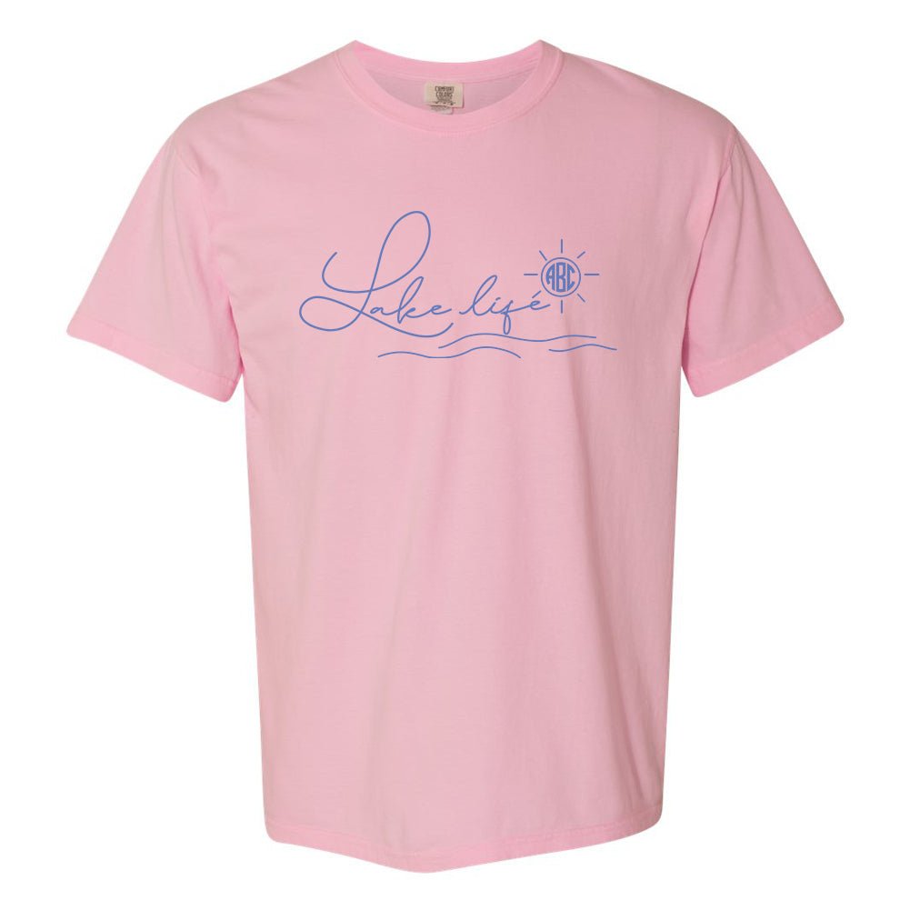 Monogrammed 'Lake Life' T-Shirt - United Monograms