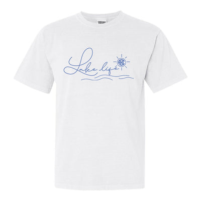 Monogrammed 'Lake Life' T-Shirt - United Monograms