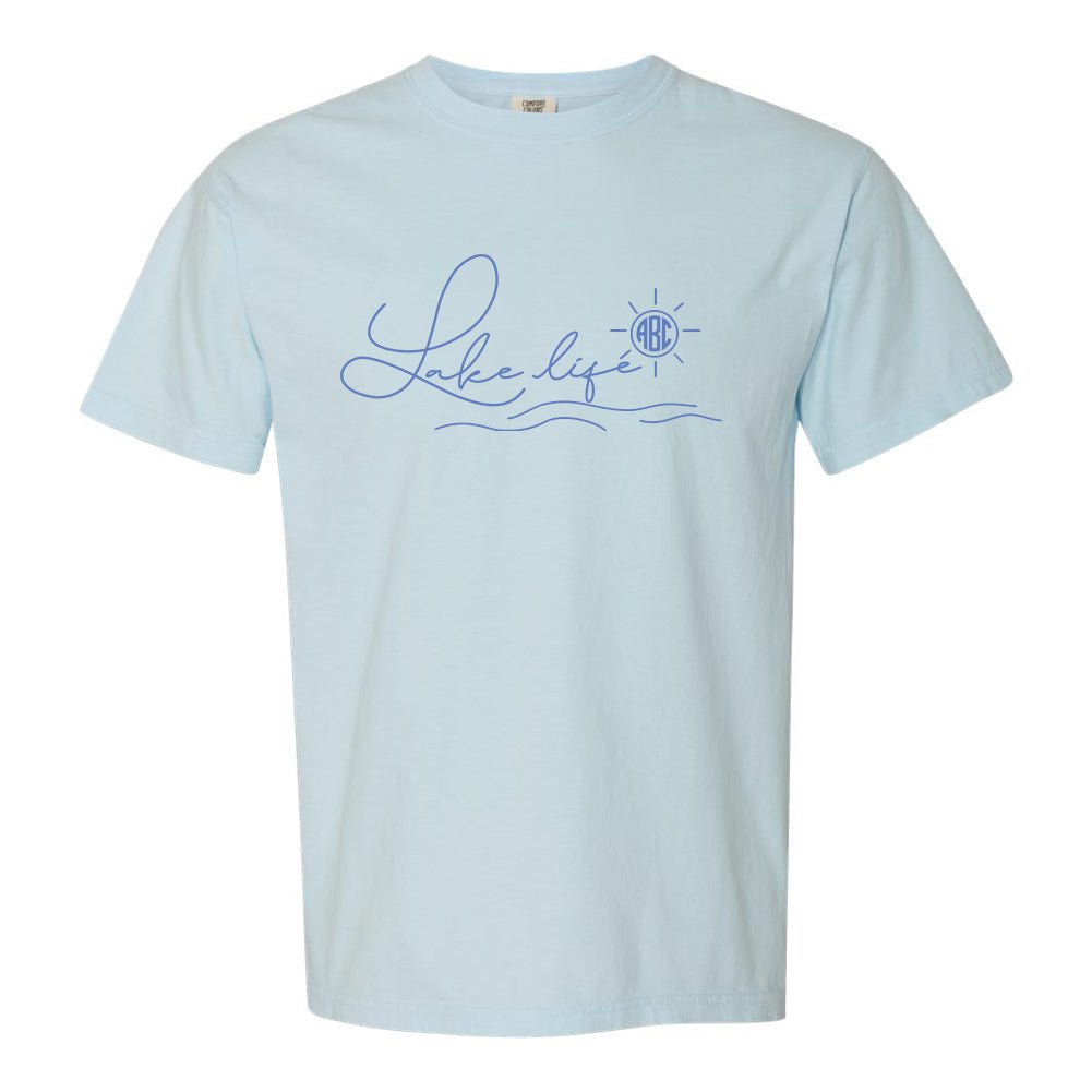 Monogrammed 'Lake Life' T-Shirt - United Monograms
