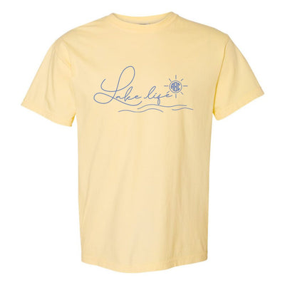 Monogrammed 'Lake Life' T-Shirt - United Monograms