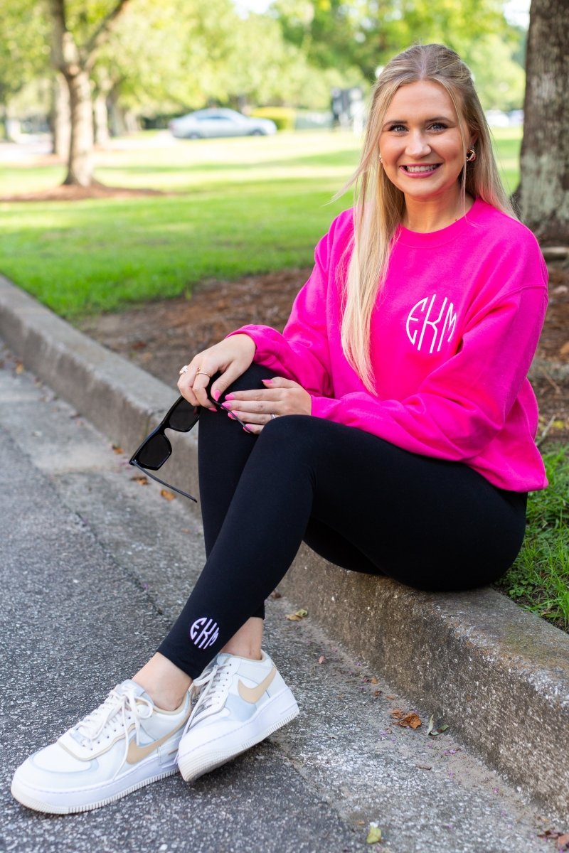 Monogrammed Leggings + Crewneck Set - United Monograms