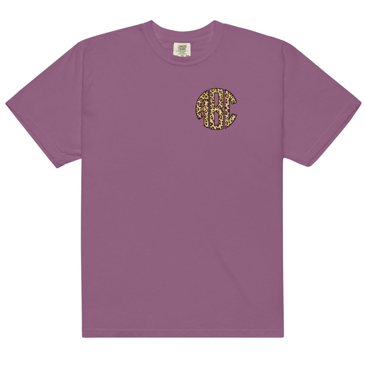 Monogrammed 'Leopard' Big Print T-Shirt - United Monograms