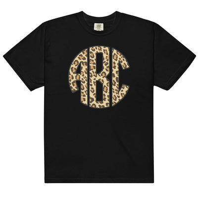 Monogrammed 'Leopard' Big Print T-Shirt - United Monograms