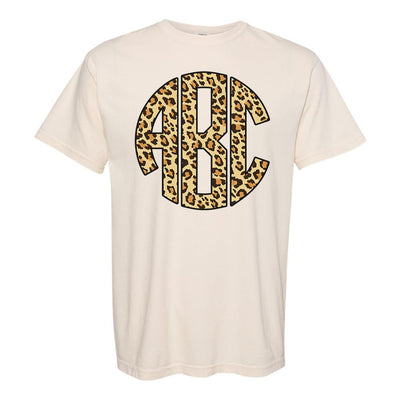 Monogrammed 'Leopard' Big Print T-Shirt - United Monograms