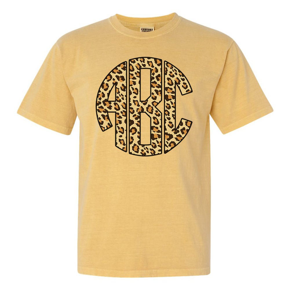 Monogrammed 'Leopard' Big Print T-Shirt - United Monograms
