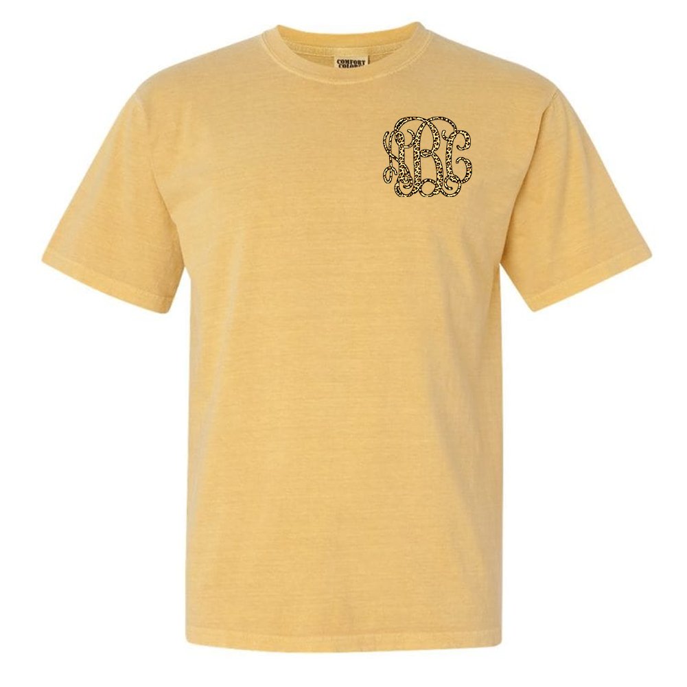 Monogrammed 'Leopard' Big Print T-Shirt - United Monograms