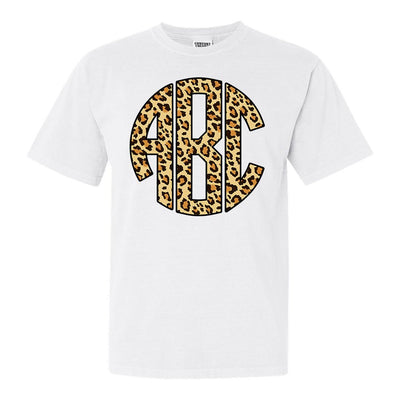 Monogrammed 'Leopard' Big Print T-Shirt - United Monograms