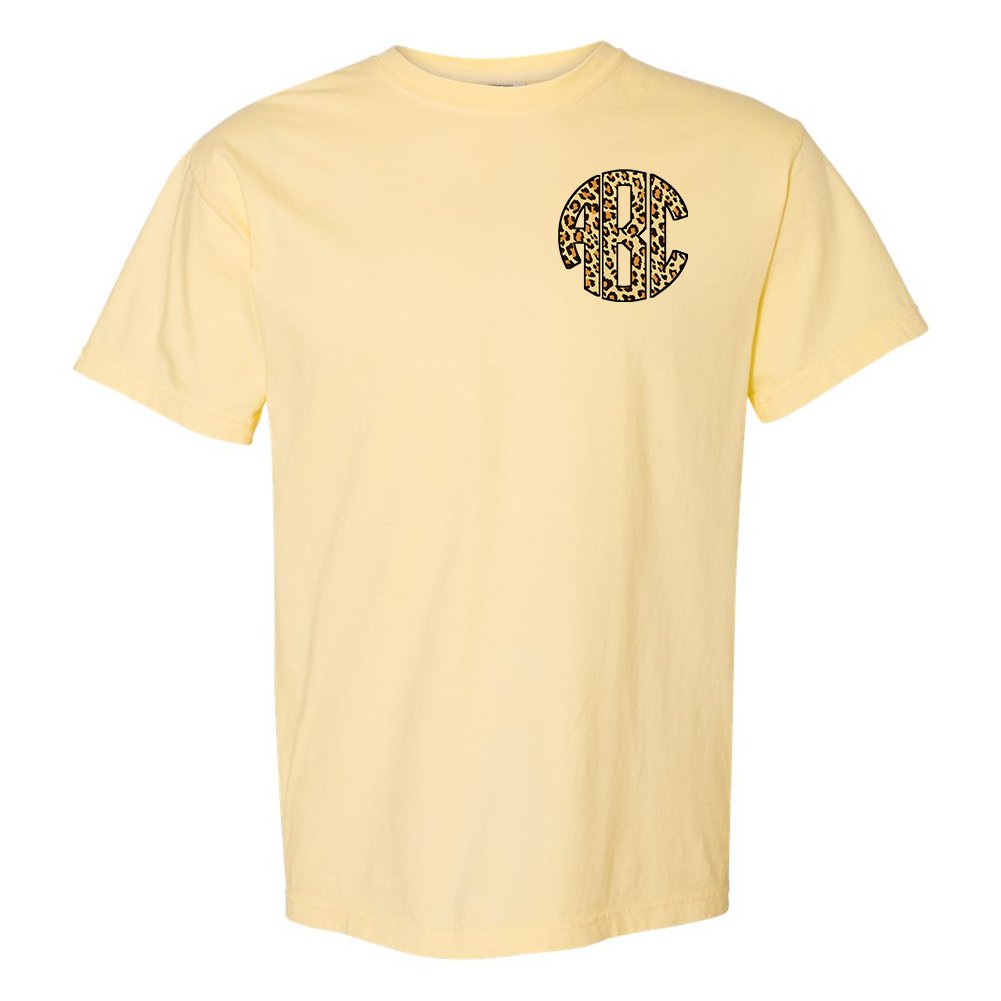 Monogrammed 'Leopard' Big Print T-Shirt - United Monograms