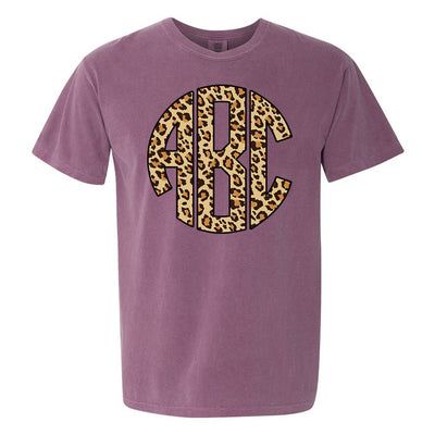 Monogrammed 'Leopard' Big Print T-Shirt - United Monograms