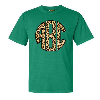 Monogrammed 'Leopard' Big Print T-Shirt - United Monograms