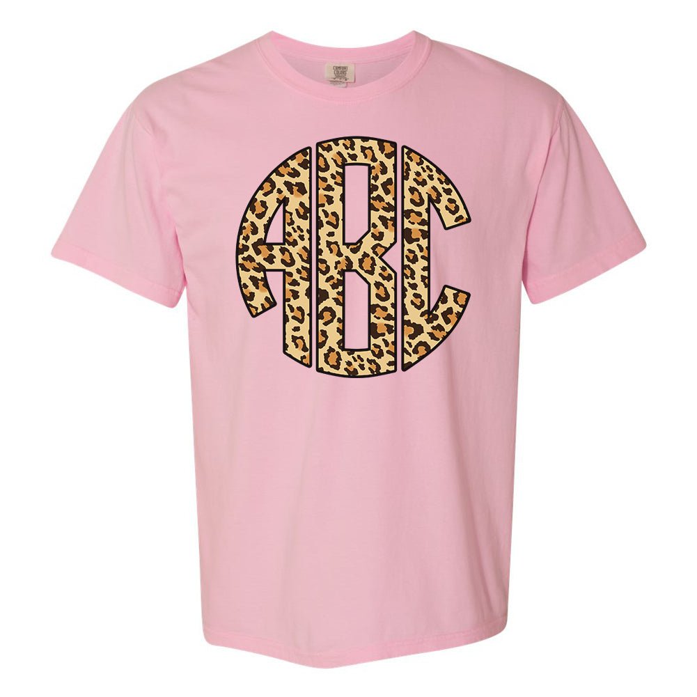 Monogrammed 'Leopard' Big Print T-Shirt - United Monograms