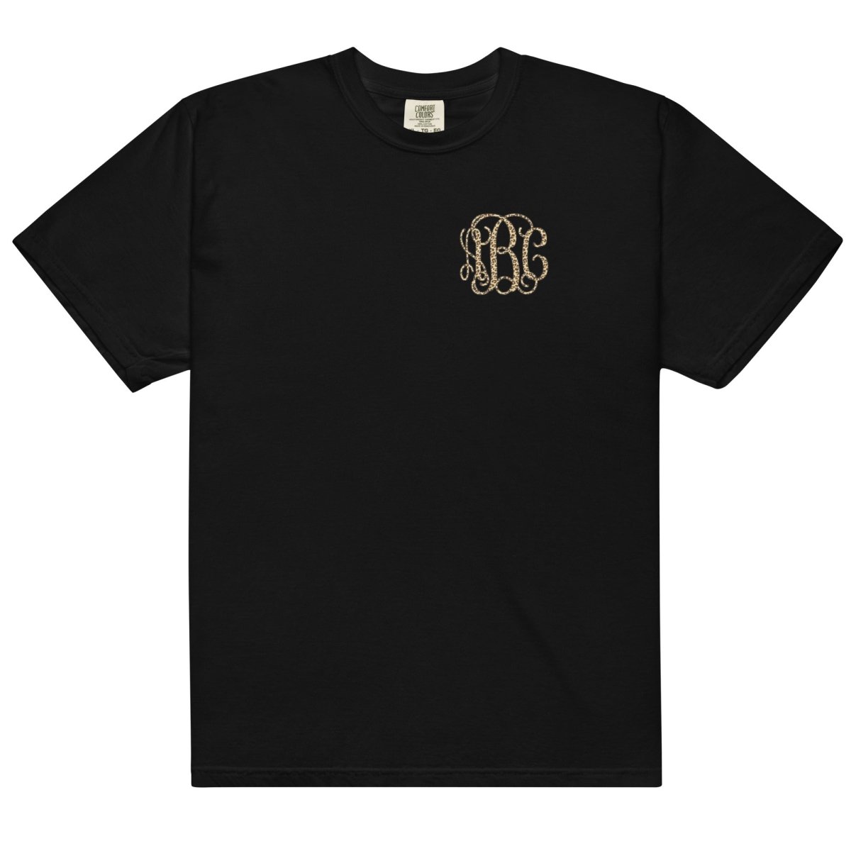 Monogrammed 'Leopard' Big Print T-Shirt - United Monograms