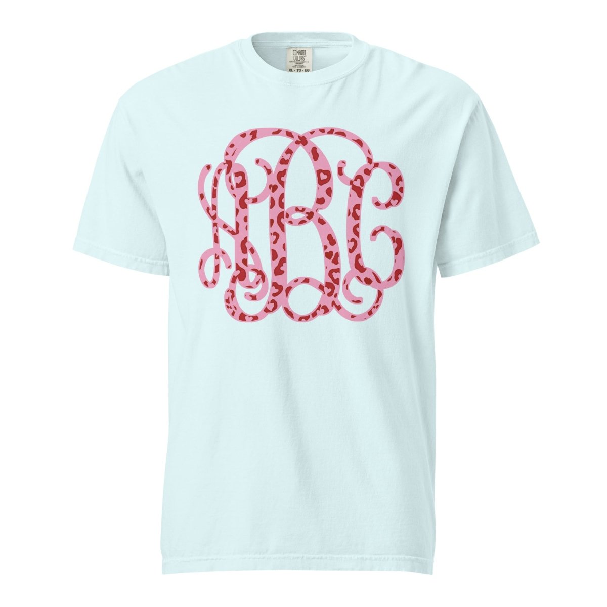 Monogrammed 'Leopard Love' Big Print T-Shirt - United Monograms