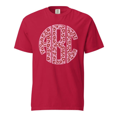 Monogrammed 'Leopard Love' Big Print T-Shirt - United Monograms