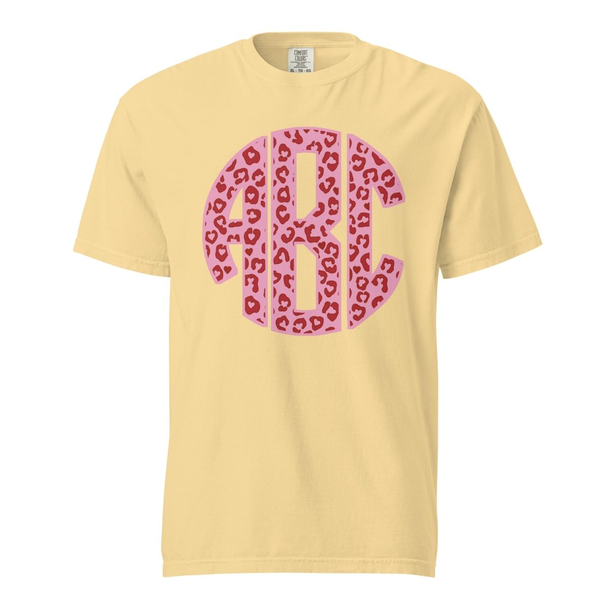 Monogrammed 'Leopard Love' Big Print T-Shirt - United Monograms