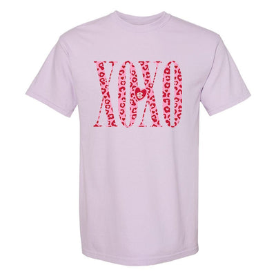 Monogrammed 'Leopard XOXO' T-Shirt - United Monograms