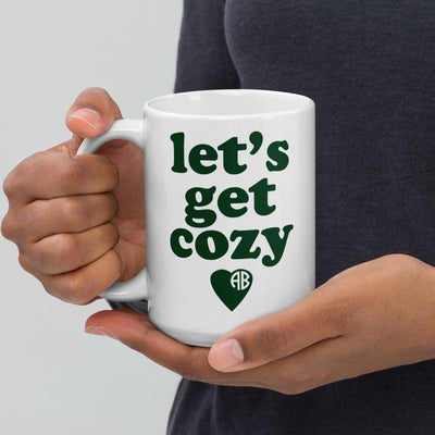 Monogrammed 'Let's Get Cozy' Mug - United Monograms