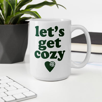 Monogrammed 'Let's Get Cozy' Mug - United Monograms