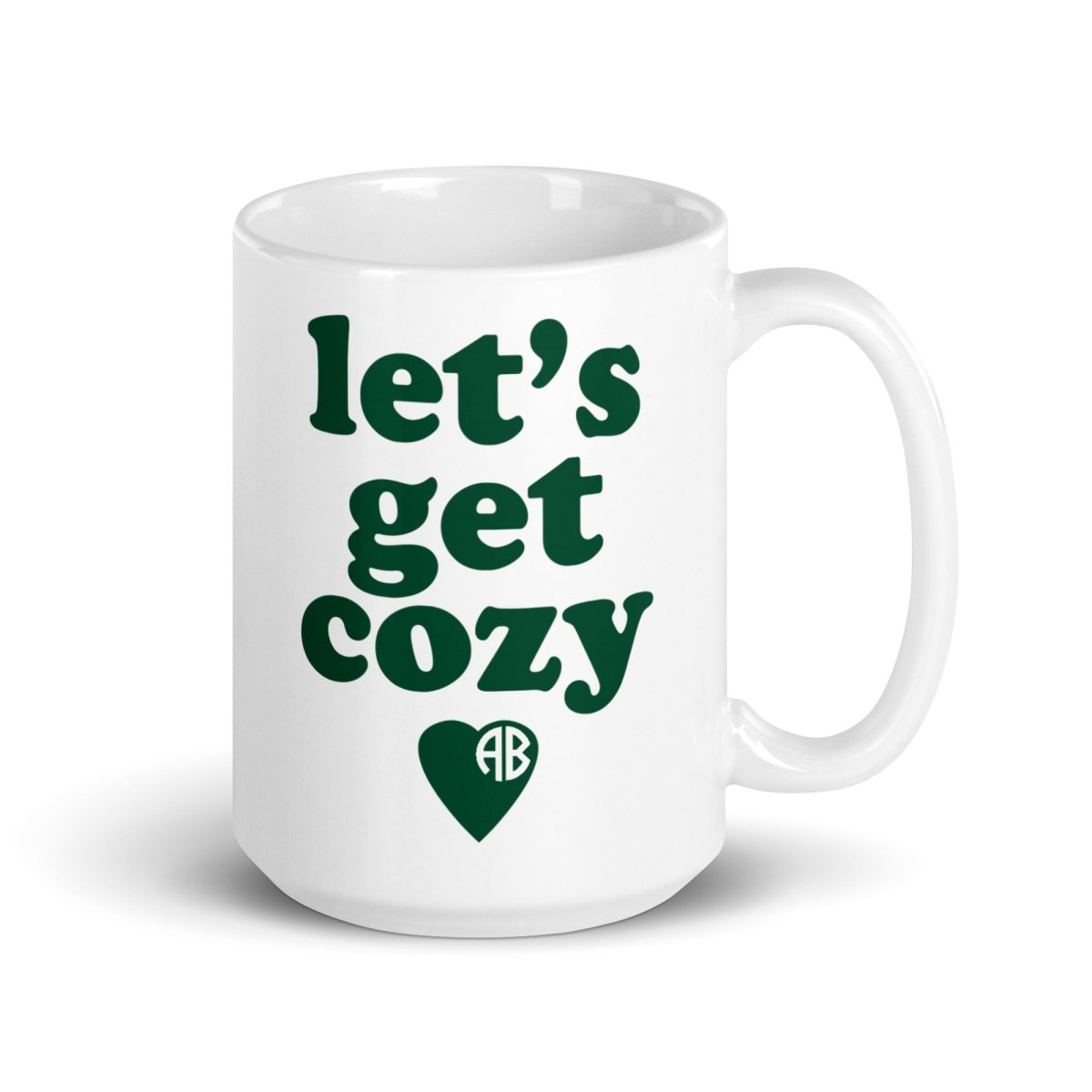 Monogrammed 'Let's Get Cozy' Mug - United Monograms