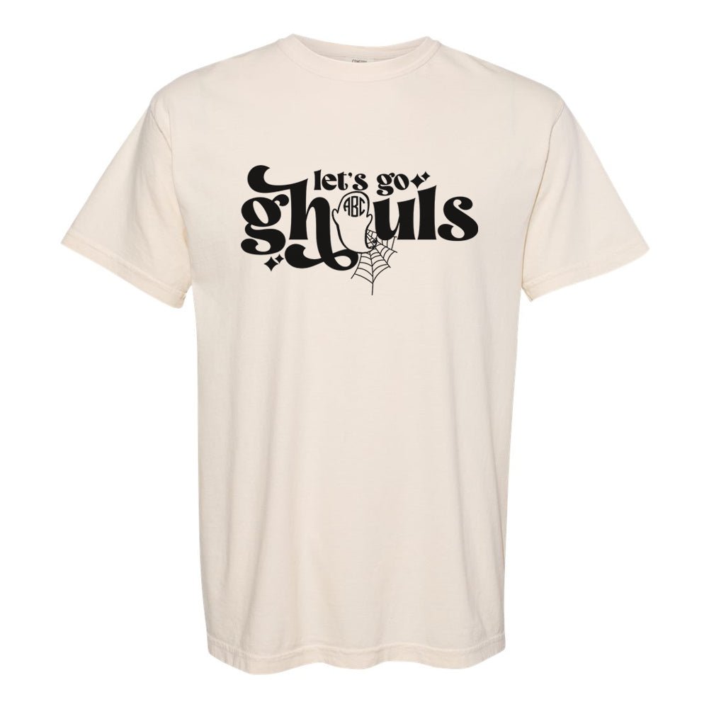 Monogrammed 'Let's Go Ghouls' T-Shirt - United Monograms
