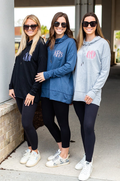Monogrammed Lightweight French Terry Hoodie - United Monograms