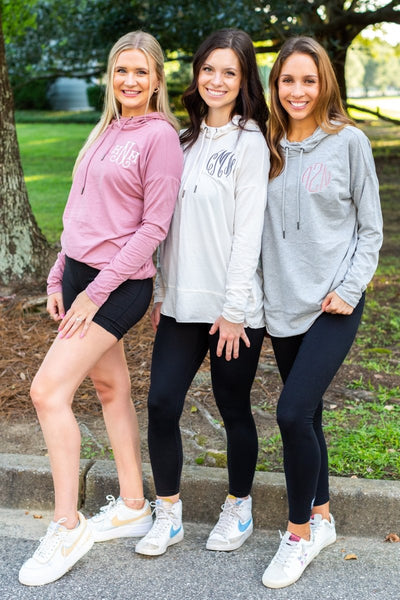 Monogrammed Lightweight French Terry Hoodie - United Monograms