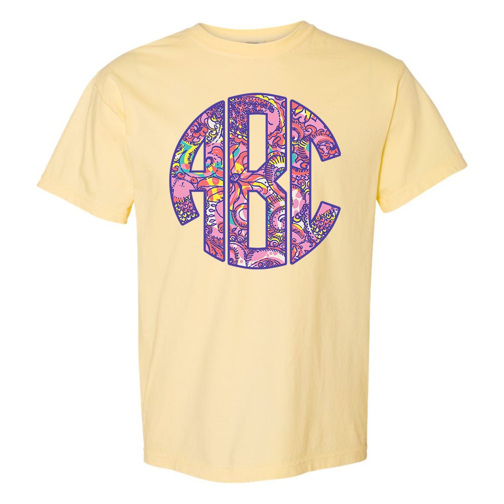 Monogrammed Lilly Big Print T-Shirt - United Monograms