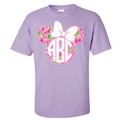 Monogrammed 'Lilly Minnie Mouse' Basic T-Shirt - United Monograms