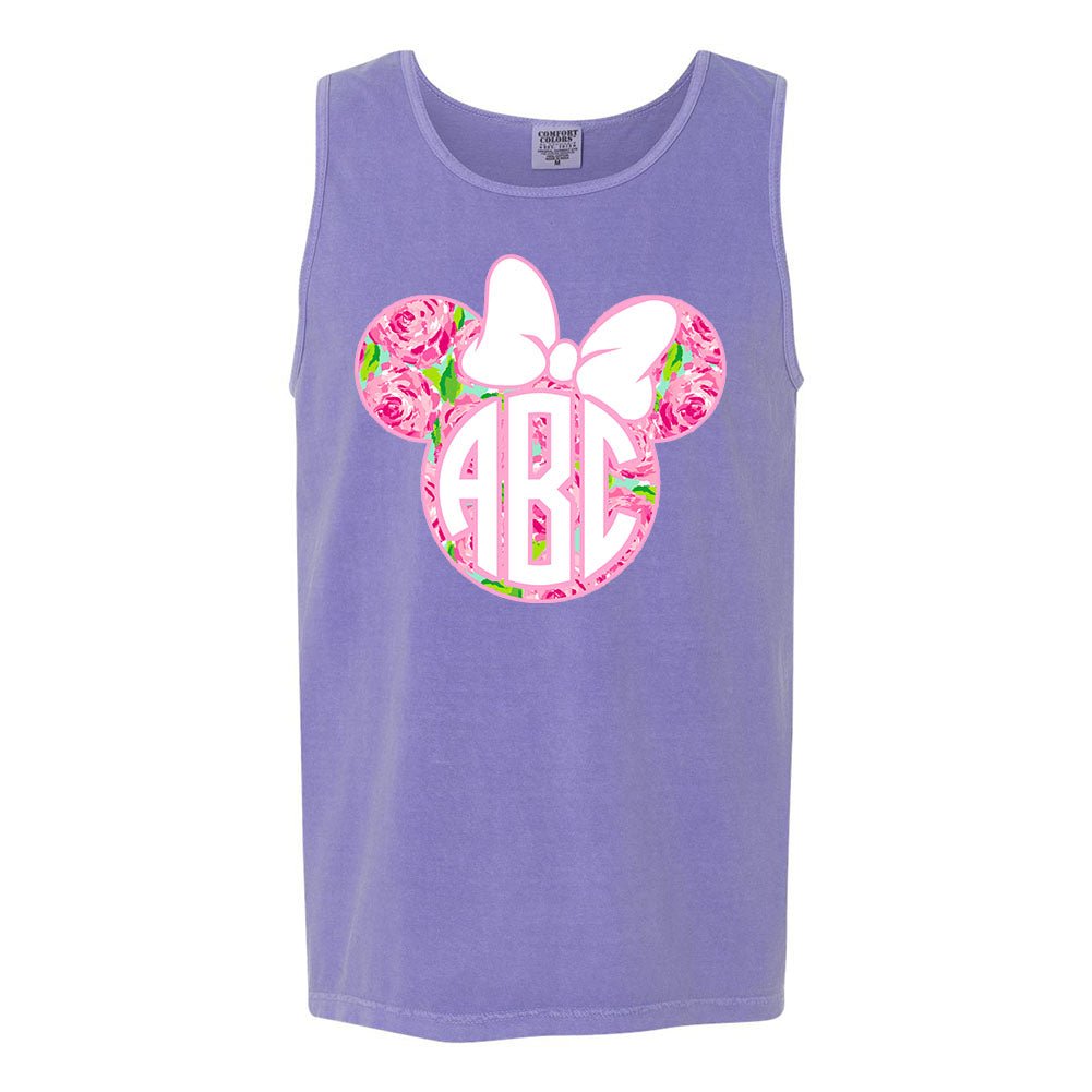 Monogrammed 'Lilly Minnie Mouse' Comfort Colors Tank Top - United Monograms