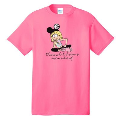 Monogrammed 'Lizzie McGuire Disney' Neon T-Shirt - United Monograms