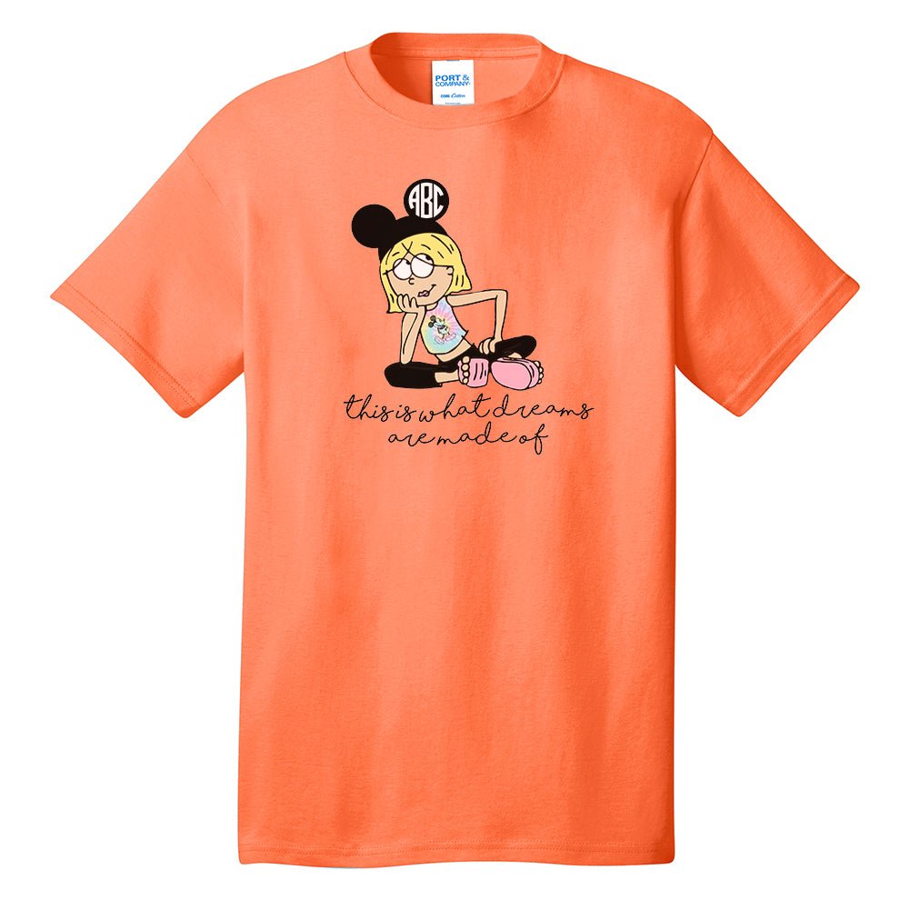 Monogrammed 'Lizzie McGuire Disney' Neon T-Shirt - United Monograms