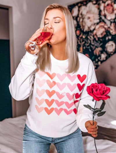 Monogrammed 'Lots of Love' Crewneck Sweatshirt - United Monograms